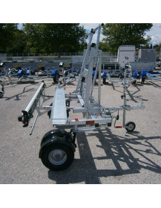 PORTE MOTO CCT4 - TRANSVERSAL - 260 KG DE CAPACITE (Yo Remorques)