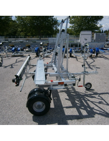 PORTE MOTO CCT4 - TRANSVERSAL - 260 KG DE CAPACITE (Yo Remorques)