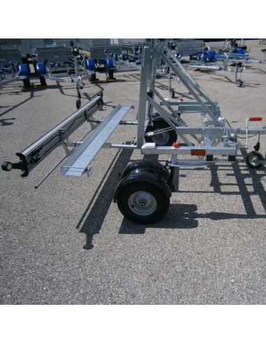 PORTE MOTO CCT4 - TRANSVERSAL - 260 KG DE CAPACITE (Yo Remorques)