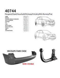 4074400 ATTELAGE CITROEN C3 IV de 01/24 -  CITROËN C3 AIRCROSS II (SJ_)de11-23 - 