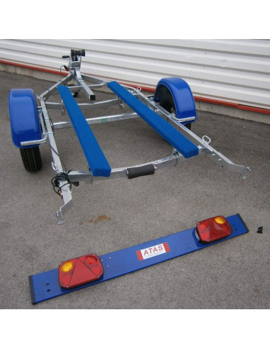 PORTE JET SKI - 500 KG PTC - PLAQUE DE FEUX AMOVIBLE - G500J20 (Sunway)