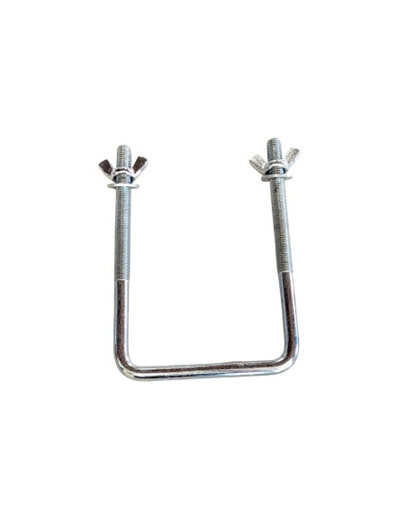 SUPPORT ROUE DE SECOURS - BRIDE FILETEE - POUR PERCAGE JANTE 100*4 (Sunway)