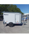 FOURGON ROADSTER C255 255x125x155 - 750 KG NON FREINE - COMPOSITE - GRIS + P. LATERALE + JANTES ALU (Debon)