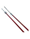 CABLE de FREIN - DOUILLE 25mm - L1360-G1100 - FILETAGE 10mm (Alko pièce d'origine)