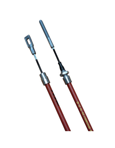 CABLE de FREIN - LUMIERE 15,5x7,5mm - LT1385-G1150 - FILETAGE 8mm (Alko pièce d'origine)