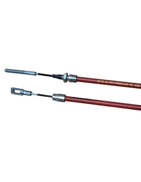CABLE de FREIN - LUMIERE 15,5x7,5mm - LT1385-G1150 - FILETAGE 8mm (Alko pièce d'origine)