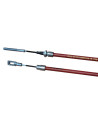 CABLE de FREIN - LUMIERE 15,5x7,5mm - LT1385-G1150 - FILETAGE 8mm (Alko pièce d'origine)