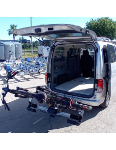 PORTE-2 VELOS PROBC2+ BASCULANT POUR FOURGON HAYON 2