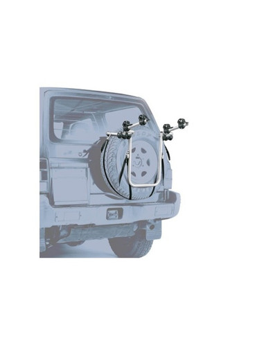 PORTE VELO SUR ATTELAGE 4x4 BIKE CARRIER 2 VELOS