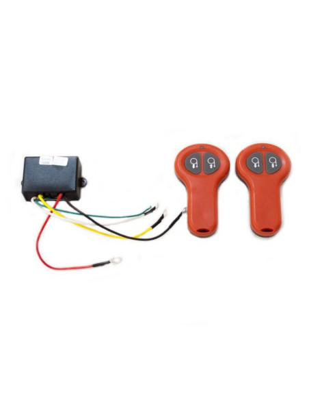 RECEPTEUR UNIVERSEL 12V AVEC 2 TELECOMMANDES ORANGE MODELE 2016 