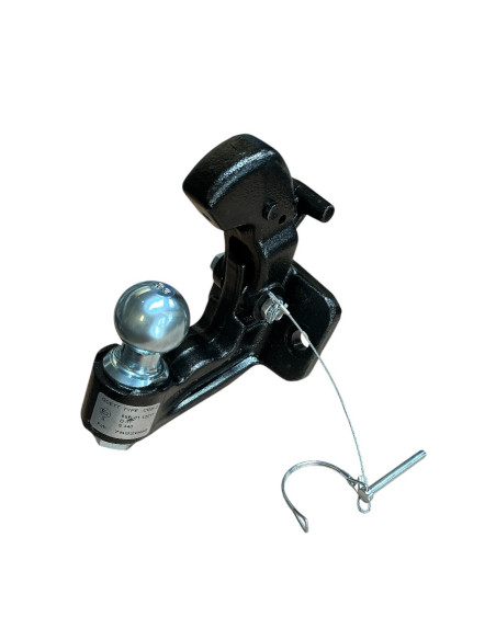 BOULE MIXTE CROCHET PERCAGE 90 x 2 Ø 17 PTC 3500-BOULE &  3500-ANNEAU - S:340