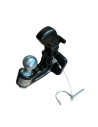 BOULE MIXTE CROCHET PERCAGE 90 x 2 Ø 17 PTC 3500-BOULE & 3500-ANNEAU - S:340