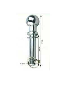 AXE DE CHAPE STANDARD Ø 24 - L180