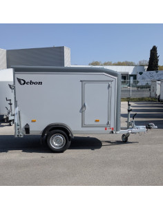 FOURGON ROADSTER 255 - 255x125x155 - 1300 KG - COMPOSITE - GRIS + P. LATERALE (Debon)