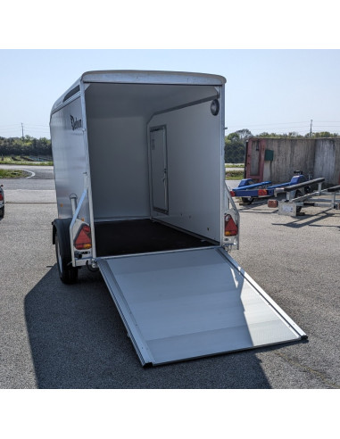 FOURGON ROADSTER 255 - 255x125x155 - 1300 KG - COMPOSITE - GRIS + P. LATERALE (Debon)
