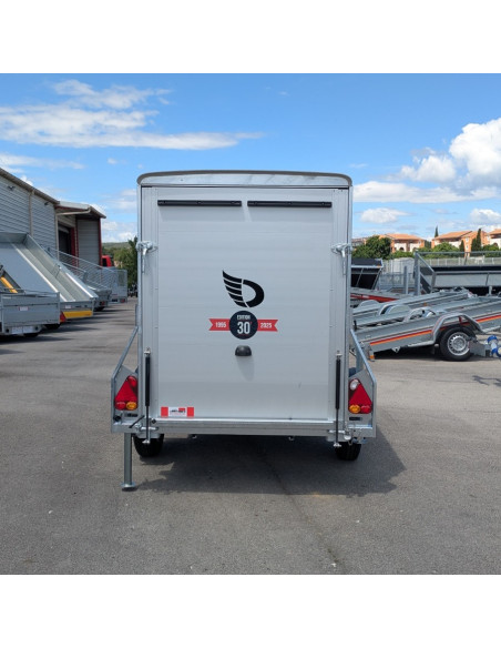 FOURGON ROADSTER 255 - 255x125x155 - 1300 KG - COMPOSITE - BLANC + P. LATERALE (Debon)