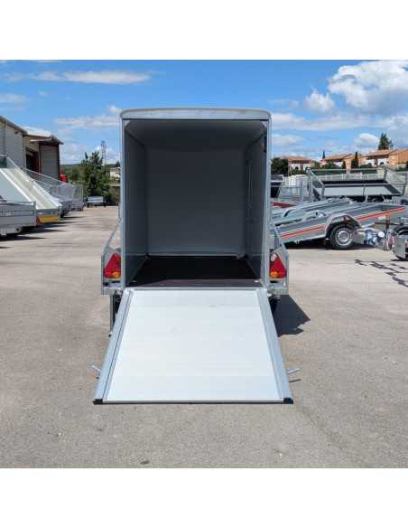 FOURGON ROADSTER 255 - 255x125x155 - 1300 KG - COMPOSITE - BLANC + P. LATERALE (Debon)
