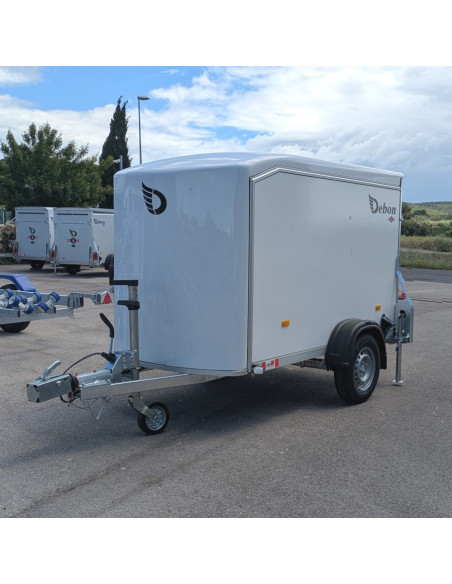 FOURGON ROADSTER 255 - 255x125x155 - 1300 KG - COMPOSITE - BLANC + P. LATERALE (Debon)