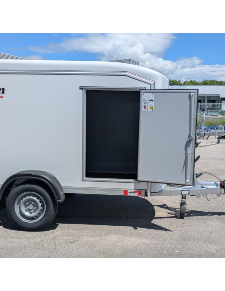 FOURGON ROADSTER 255 - 255x125x155 - 1300 KG - COMPOSITE - BLANC + P. LATERALE (Debon)