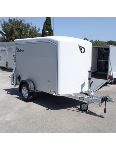 FOURGON ROADSTER 255 - 255x125x155 - 1300 KG - ALUMINIUM - BLANC (Debon)
