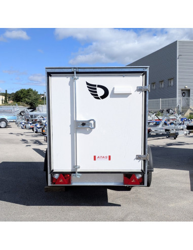 FOURGON ROADSTER 220 225x117x120 - 750kg NON FREINE - BOIS - BLANC (Debon)