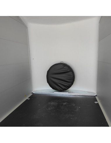 ROUE DE SECOURS 165/70x13 ET SUPPORT / C255 non freiné (Debon)