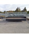 REHAUSSE GRILLAGEE H90  / BENNE K1 et PLATEAU  406 x 204 (Saris)