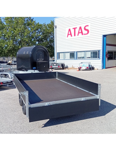PLATEAU RIDELLE BLACK 306*184 2700 KG PTC (Saris)