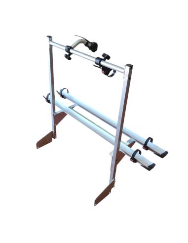 PORTE 2 VELOS Pour REMORQUE TRANSVERSALE CCT4 (Yo Remorques)