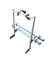 PORTE 2 VELOS Pour REMORQUE TRANSVERSALE CCT4 (Yo Remorques)