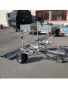 PORTE 2 VELOS Pour REMORQUE TRANSVERSALE CCT4 (Yo Remorques)