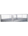 REHAUSSE GRILLAGEE - Hauteur 40 cm - RUSTIQUE R250 - R256 - PROLAME PL236 (Sorel)