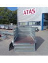 REHAUSSE TOLE PLEINE - Hauteur 40 cm - EXPERT LC ACIER 171 (Erde)