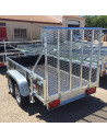 HAYON ARRIERE / PONT DE CHARGEMENT + 2 BEQUILLES - Hauteur 120 cm / 300 kg - ROBUST BOIS (Lider)