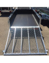 HAYON ARRIERE / PONT DE CHARGEMENT + 2 BEQUILLES - Hauteur 120 cm / 300 kg - ROBUST BOIS (Lider)
