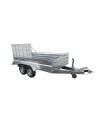 HAYON ARRIERE / PONT DE CHARGEMENT + 2 BEQUILLES - Hauteur 120 cm / 1000 kg - ROBUST 3 m (Lider)