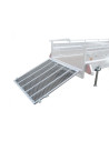 HAYON ARRIERE / PONT DE CHARGEMENT + 2 BEQUILLES - Hauteur 120 cm / 1000 kg - ROBUST 3 m (Lider)