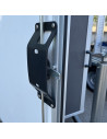 POIGNEE + SERRURE INOX COMPLETE pour PORTE de VAN L 1295mm (Cheval Liberte)