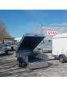 McALU CAPOT - 255x133x50 - COUVERCLE + BARRES de TOIT - 750 KG - MC255 (Saris)