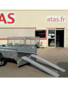 McALU PRO - 255x153x43 - 1500 KG PTC - LOGEMENT et RAMPES - MP255 (Saris)