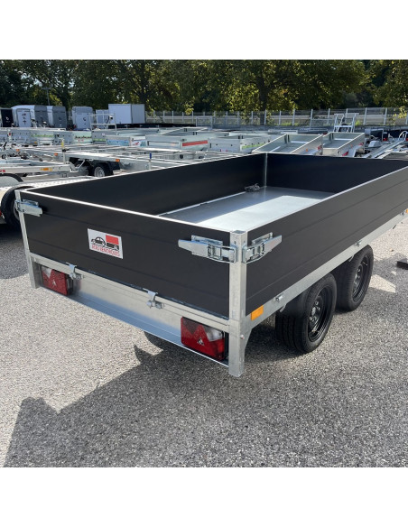 BENNE K1 Black 276*150 R35 - 2700 KG PTC ELECTRIQUE & PROFIL en U (Saris)