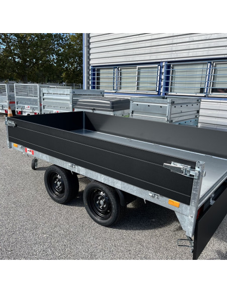 BENNE K1 Black 276*150 R35 - 2700 KG PTC ELECTRIQUE & PROFIL en U (Saris)