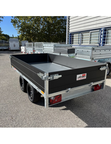 BENNE K1 Black 276*150 R35 - 2700 KG PTC ELECTRIQUE & PROFIL en U (Saris)
