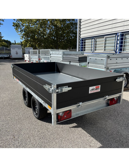 BENNE K1 Black 276*150 R35 - 2700 KG PTC ELECTRIQUE & PROFIL en U (Saris)