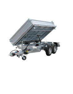 TRIBENNE 310*176 - 3500 KG PTC  2 ESSIEUX - ACIER  HDS 
