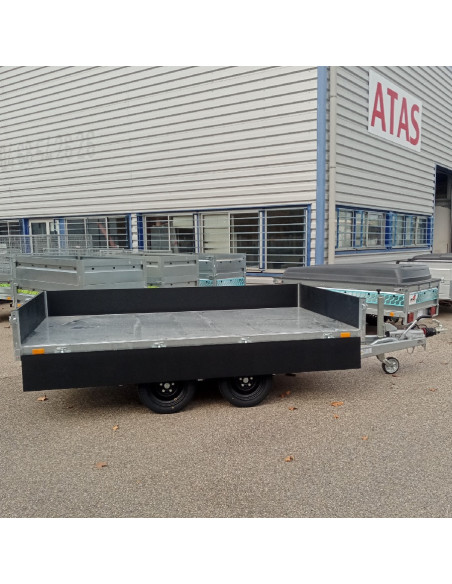 TRIBENNE K3 Black 306*184 - 3500 KG PTC ELECTRIQUE (Saris)