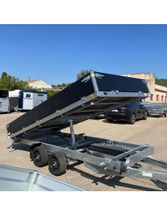 TRIBENNE K3 BLACK 406*204 HD E - 3500 KG PTC (Saris)