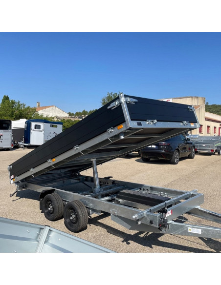 TRIBENNE K3 BLACK 406*204 HD E - 3500 KG PTC (Saris)
