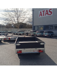 PLATEAU RIDELLE Black 276*150 2000 KG PTC 2 ESSIEUX (Saris) 2