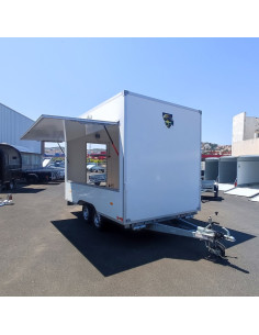 OCCASION COMMERCIALE 360*203*230 1300 KG VOLET LATERAL - PORTE ARRIERE 2